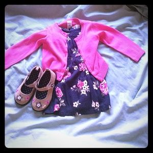 2pc set Cardigan and dress